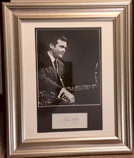 Image for Framed Autograph and Photograph of Stan Getz